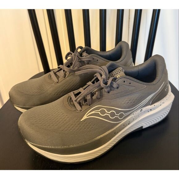 Saucony Echelon 10 grey running shoe size 9 - Picture 8 of 12